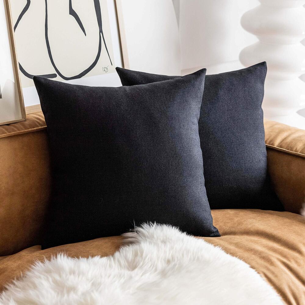5382 24x24 Pillow Covers Black Square Halloween Throw Pillows Decorative